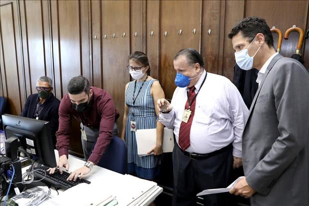 Você está visualizando atualmente Coordenadoria de tribunal paulista recebe inspeção da Corregedoria Nacional