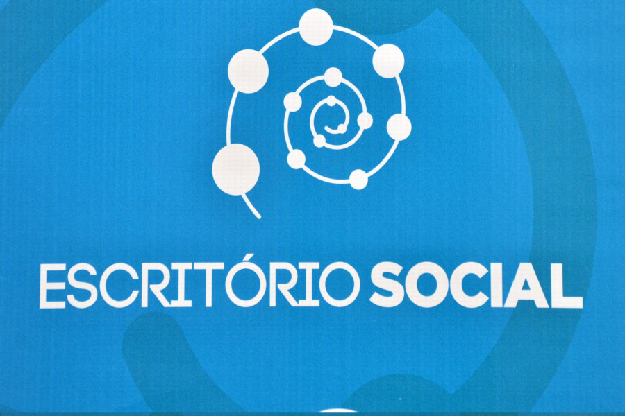 Logomarca do programa Escritório Social.