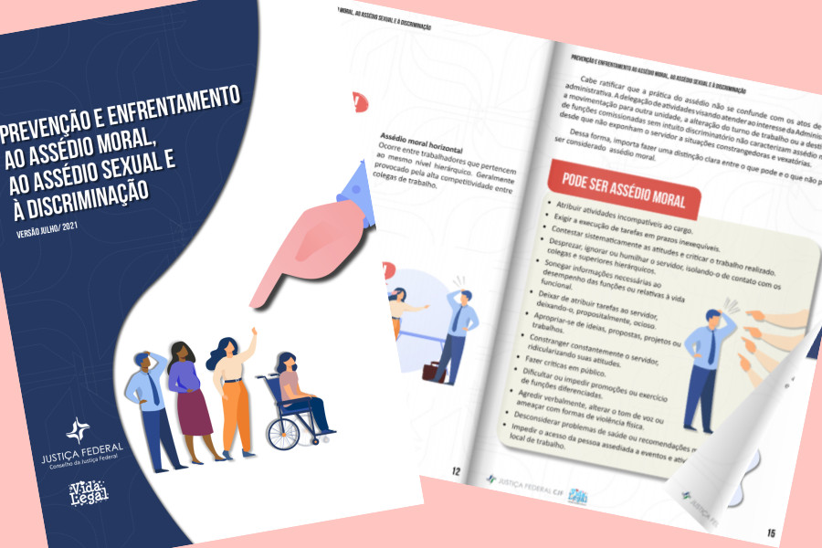 Você está visualizando atualmente Conselho da Justiça Federal (CJF) – Cartilha Prevenção e Enfrentamento ao Assédio Moral, ao Assédio Sexual e à Discriminação (jul/2021)