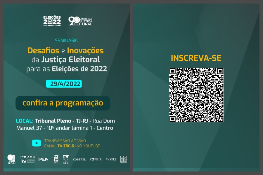 Banner de divulgação do evento.