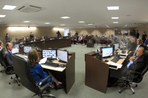 Foto geral de sessão no Plenário do CJF.