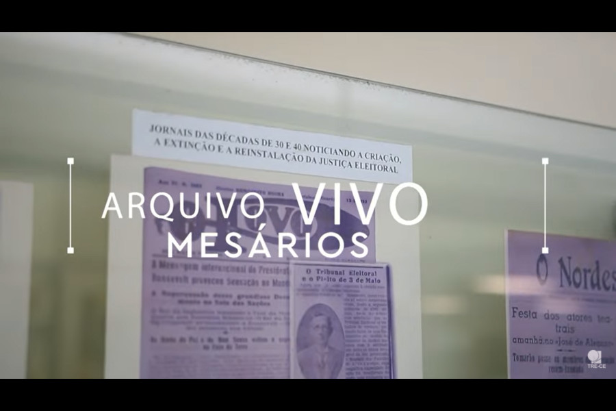 Você está visualizando atualmente Projeto de memória da Justiça Eleitoral do Ceará lança novo vídeo