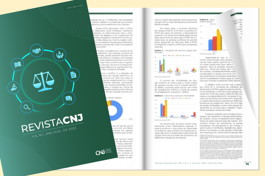 Você está visualizando atualmente e-Revista CNJ: primeira edição de 2022 já está no ar