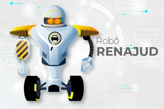 Logomarca do Robô Renajud.