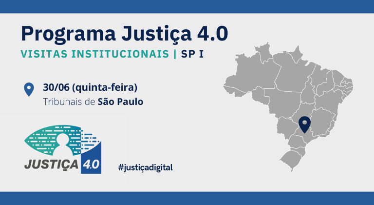 Você está visualizando atualmente Programa Justiça 4.0 – Visita Institucional aos tribunais de Justiça e Regional Eleitoral de São Paulo