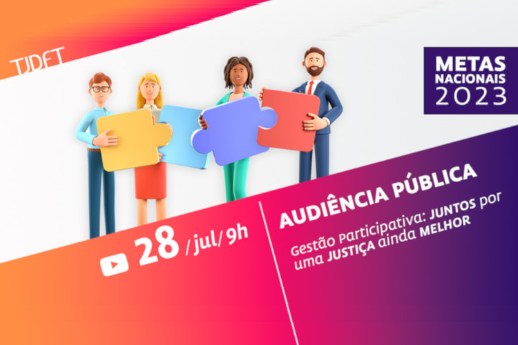 Banner de divulgação do evento.