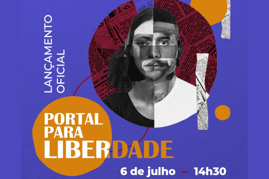 Banner de divulgação do evento "Lançamento do Portal para Liberdade"