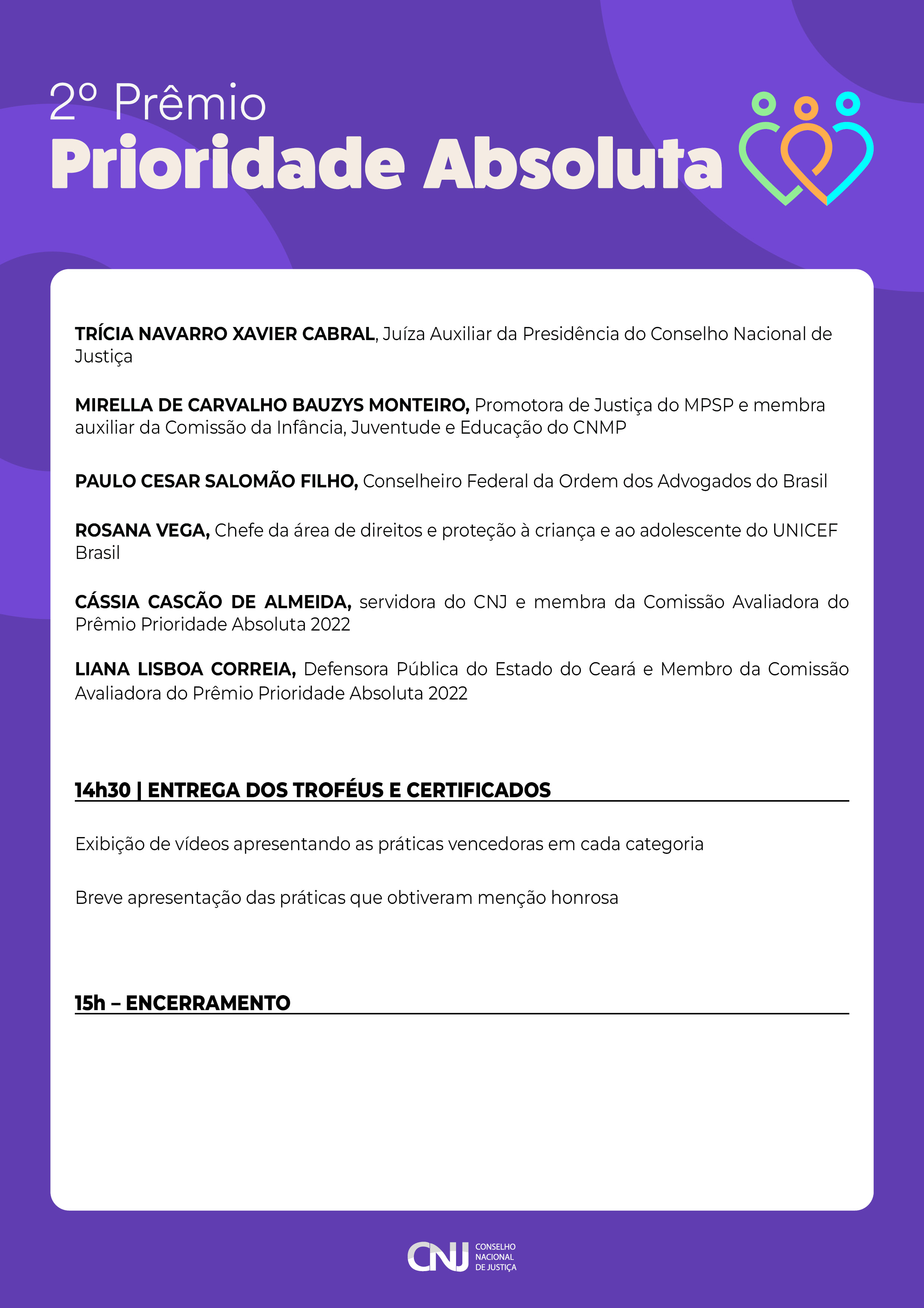 programação do 2º Prêmio Prioridade Absoluta 2022 em formato jpeg - página 2