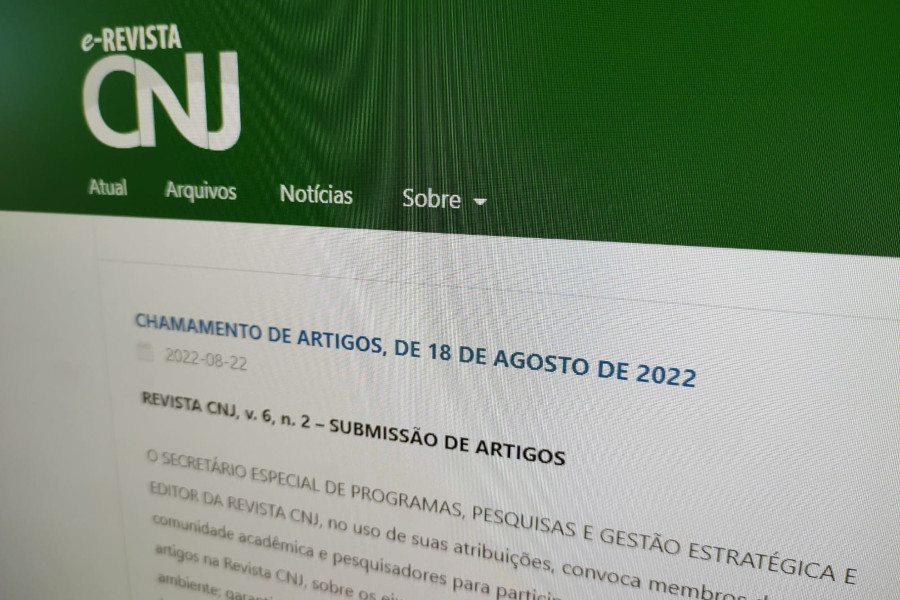 Você está visualizando atualmente CNJ recebe artigos para nova edição de revista eletrônica até 28 de setembro