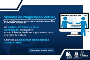 Ilustração que explica sucintamente o que é o sistema de negociação virtual.