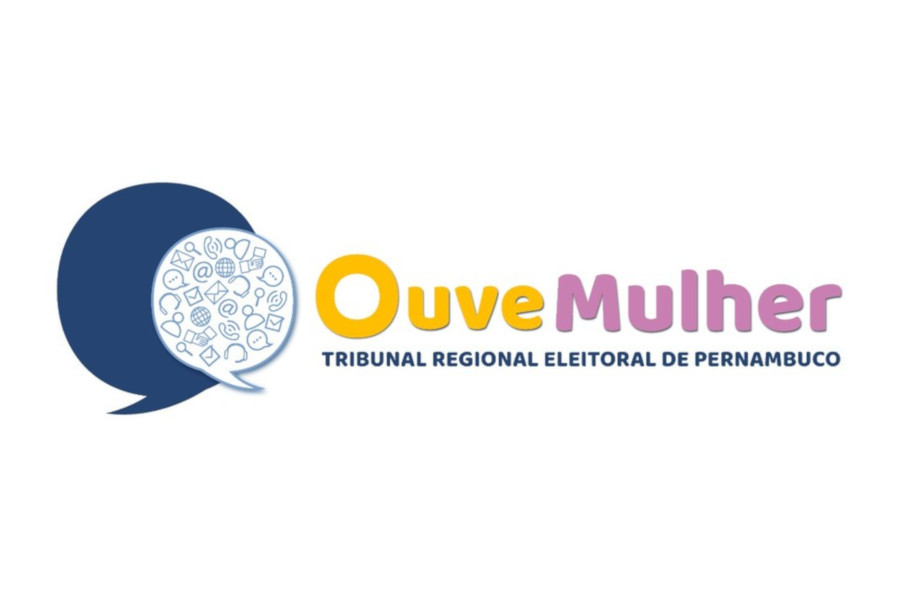 Logomarca da Ouvidoria da Mulher do TRE-PE.