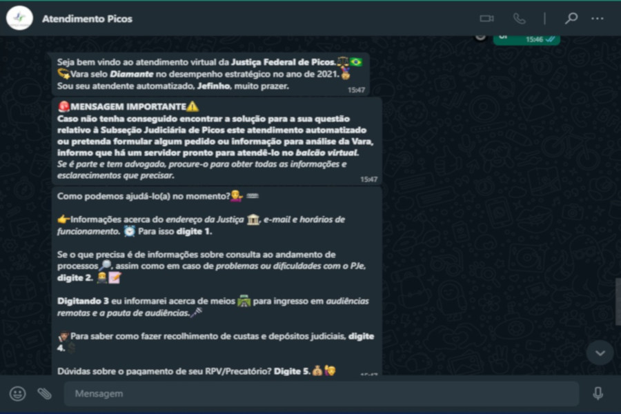 Você está visualizando atualmente Robô Jefinho muda rotina de usuários e servidores da Justiça Federal no Piauí