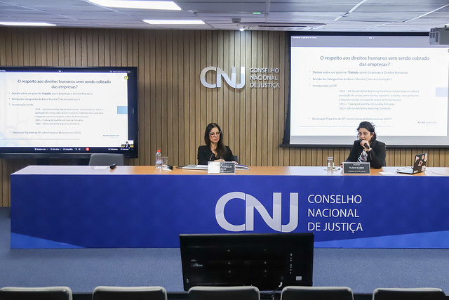 Você está visualizando atualmente Primeiro curso do CNJ sobre Empresas e Direitos Humanos reúne mais de 100 juízes