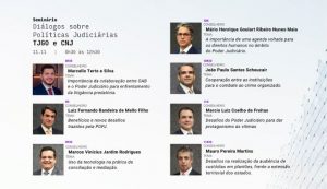 Seminário Diálogos sobre Políticas Judiciárias TJGO CNJ