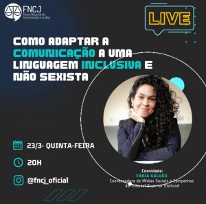 Read more about the article Fórum de Comunicação e Justiça promove live sobre comunicação inclusiva para jornalistas