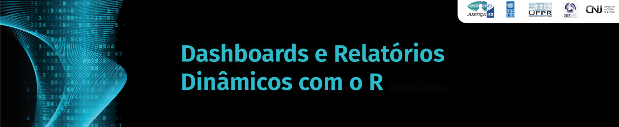 banner web da identidade visual do curso dashboards e relatorios dinamicos com o R em formato jpeg medindo 1260x260 pixels