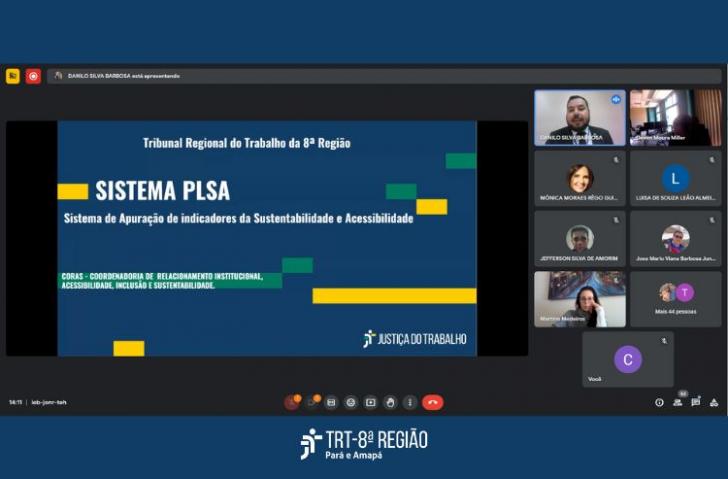 Você está visualizando atualmente Justiça do Trabalho da 8ª Região apresenta sistema de dados sobre sustentabilidade