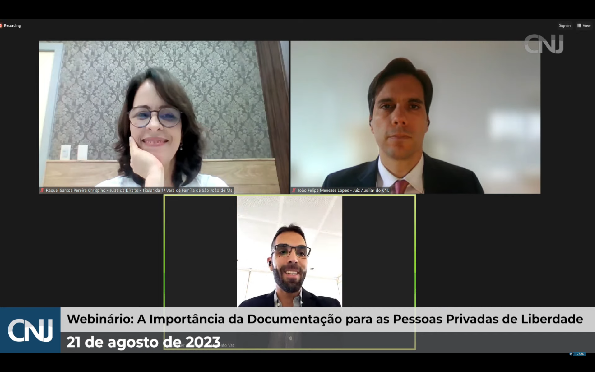 Você está visualizando atualmente Documentação de pessoas privadas de liberdade é tema de abertura em ciclo de formação