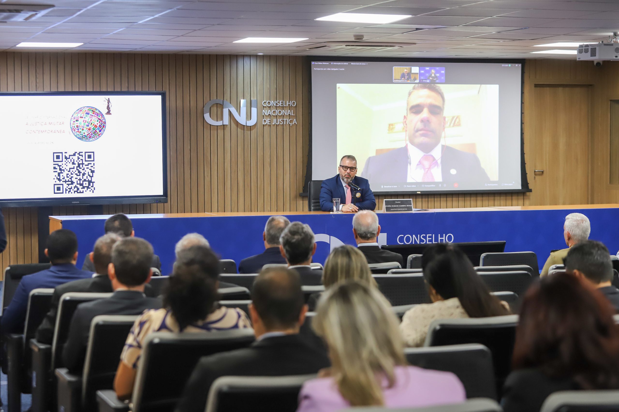 Você está visualizando atualmente Agilidade da Justiça Militar é destacada por conselheiro do CNJ em seminário internacional
