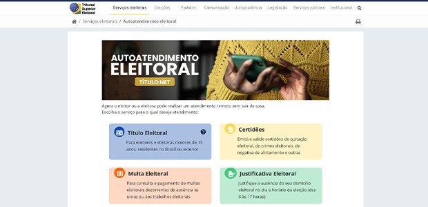 Você está visualizando atualmente Título Net tem novas funcionalidades para facilitar serviços ao eleitorado