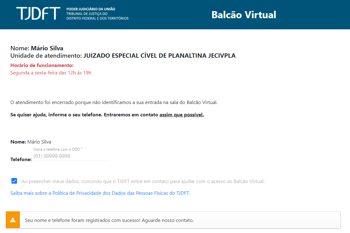 Você está visualizando atualmente Tribunal do Distrito Federal promove melhorias no Balcão Virtual