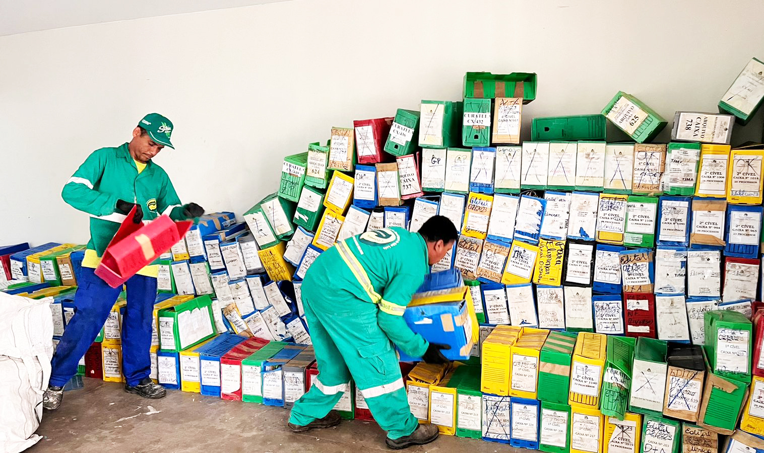 Você está visualizando atualmente Fórum de São Luís doa cerca de 5 mil processos em papel para cooperativa de reciclagem