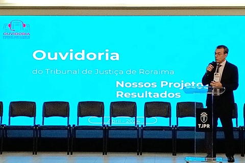 Você está visualizando atualmente Ouvidor de tribunal de Roraima apresenta projetos e resultados em encontro nacional