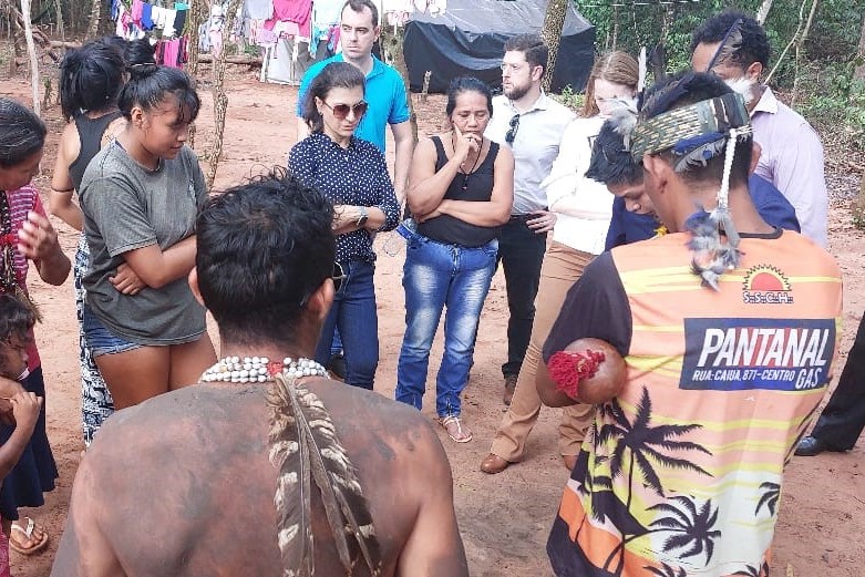 Você está visualizando atualmente Comissão de Soluções Fundiárias da 3ª Região visita Fazenda Esperança II em Naviraí (MS)
