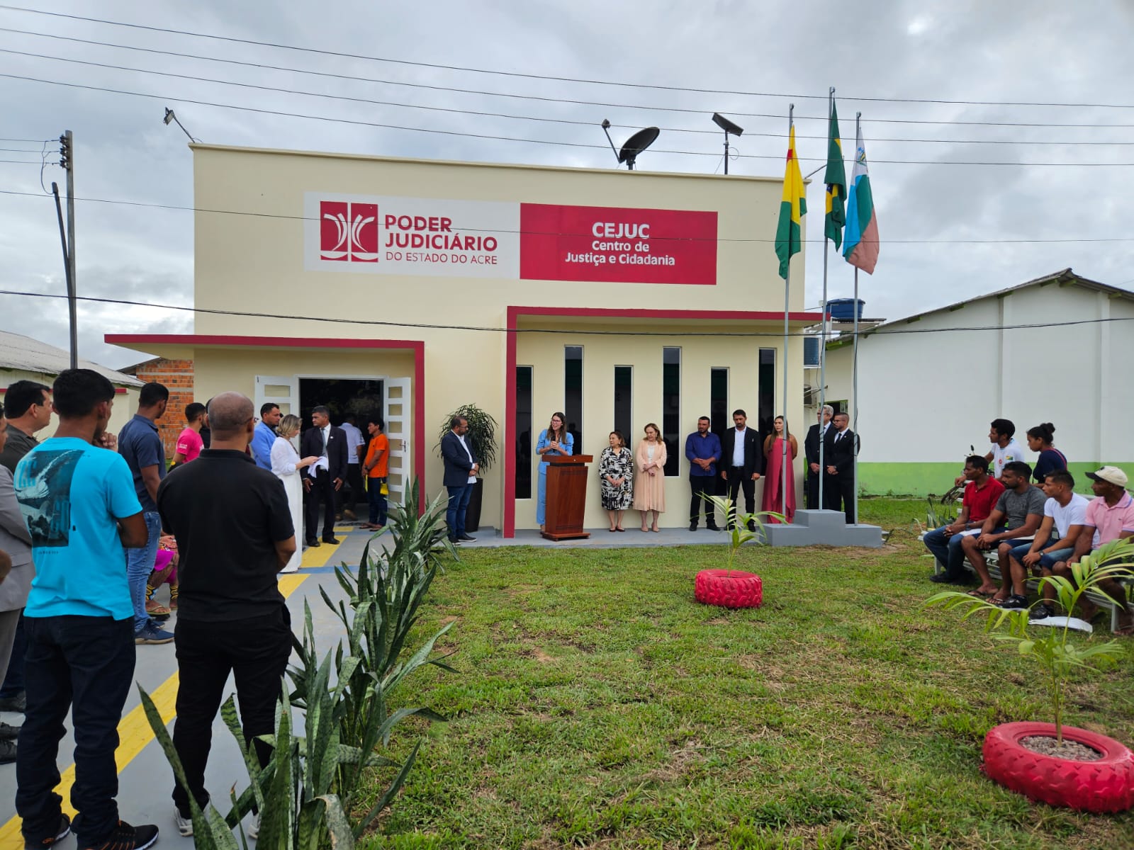Você está visualizando atualmente Tribunal do Acre entrega novas instalações do Centro de Justiça e Cidadania em Jordão