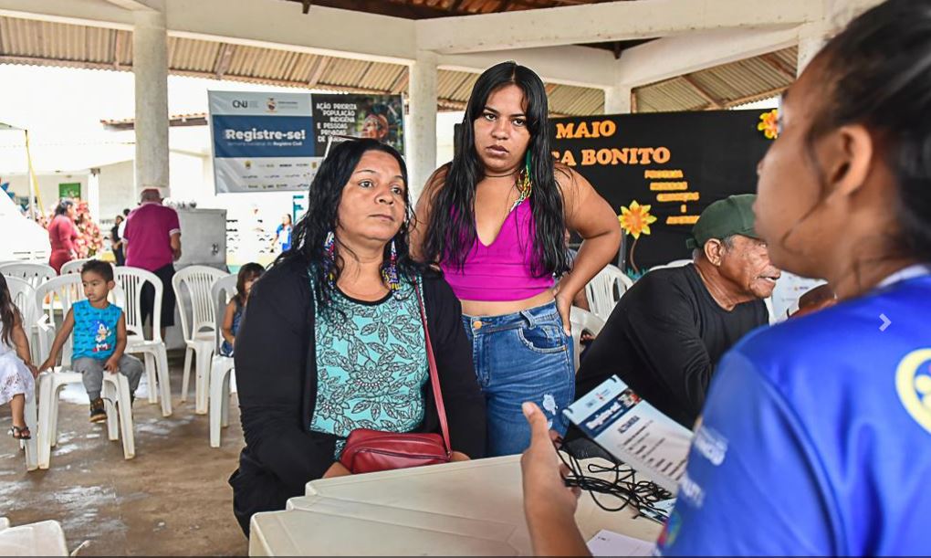 Você está visualizando atualmente No Pará, Registre-se! atende centenas de indígenas no segundo dia da ação