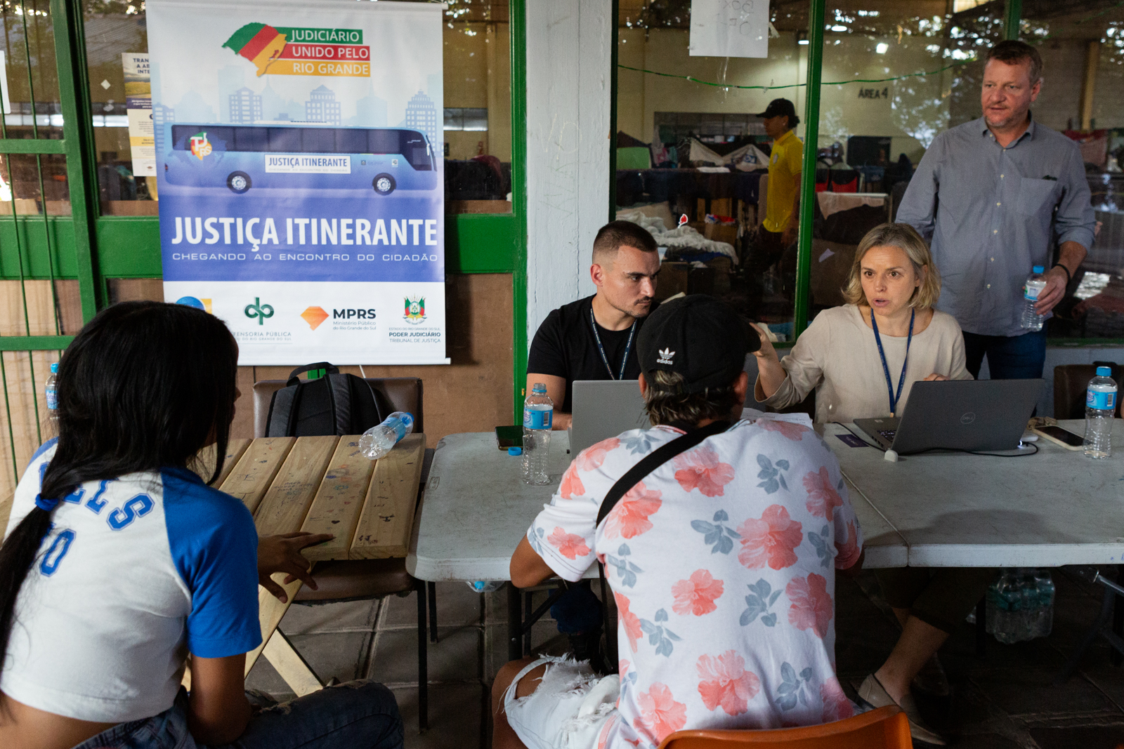 Você está visualizando atualmente Justiça Itinerante realizou atendimentos em abrigo da zona norte de Porto Alegre