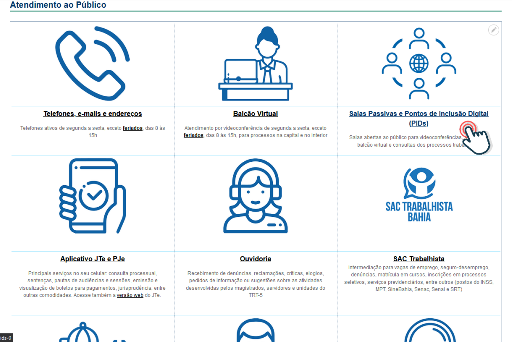 Você está visualizando atualmente Serviços da Justiça do Trabalho chegam a mais de 170 pontos de inclusão digital no interior da Bahia