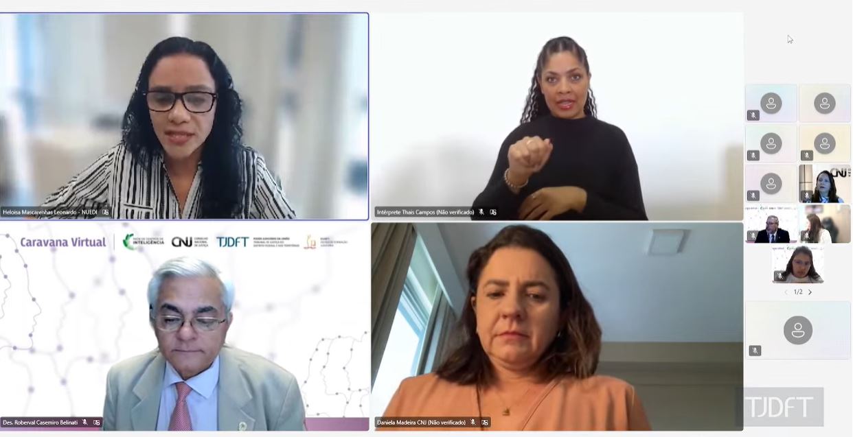 Você está visualizando atualmente Caravana Virtual dos Centros de Inteligência discute medidas protetivas de urgência
