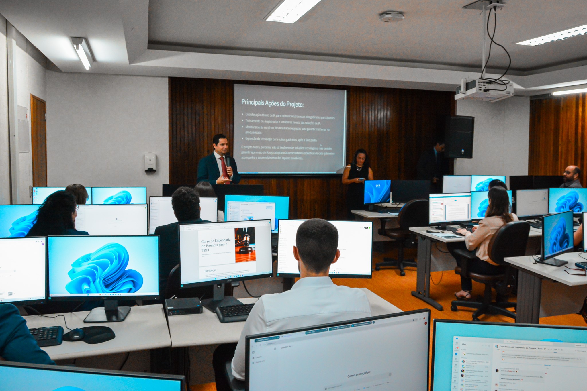 Você está visualizando atualmente Justiça Federal da 1.ª Região conclui primeira capacitação do projeto de inteligência artificial