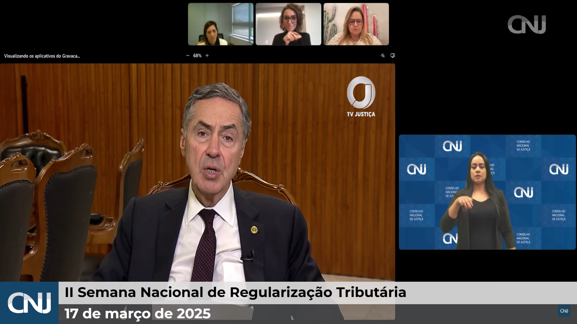 Você está visualizando atualmente Presidente do CNJ abre II Semana Nacional de Regularização Tributária
