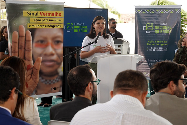 Você está visualizando atualmente Na Ilha do Bananal (TO), CNJ abre a 1.ª Semana Nacional da Saúde