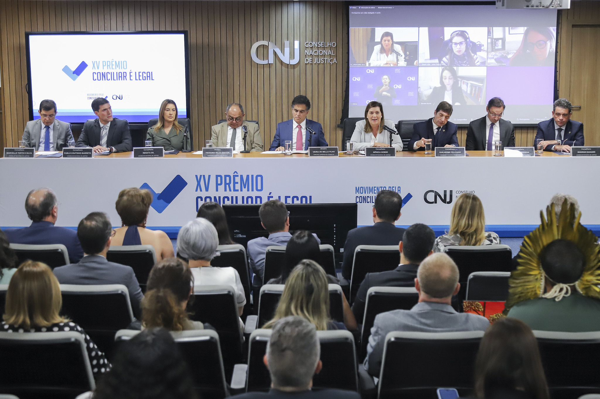 Você está visualizando atualmente CNJ realiza cerimônia de entrega do 15.º Prêmio Conciliar é Legal 