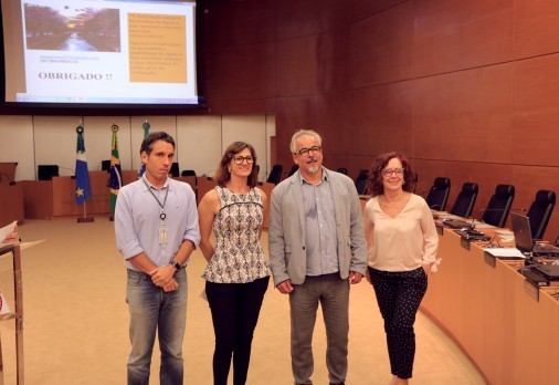 Palestrantes do Seminu00e1rio de Gestu00e3o Socioambiental