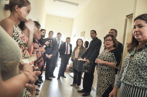 Autoridades acompanharam de perto a realidade vivida pelas reeducandas (Divulgau00e7u00e3o/TJAC)